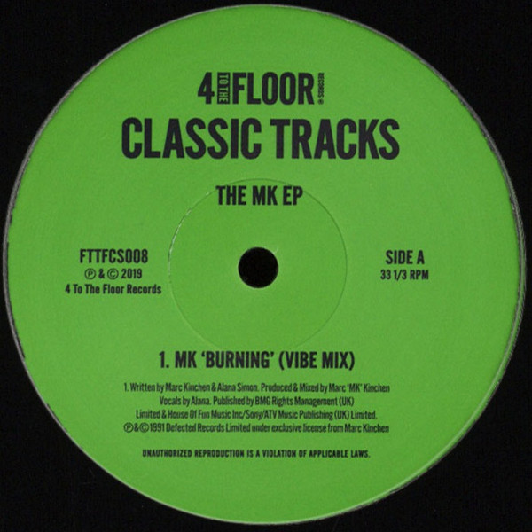 Marc Kinchen - The MK EP | 4 To The Floor (FTTFCS008) - main Marc Kinchen - The MK EP | 4 To The Floor (FTTFCS008) - main