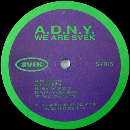 ADNY - We Are Svek | Svek (SK 015) - main