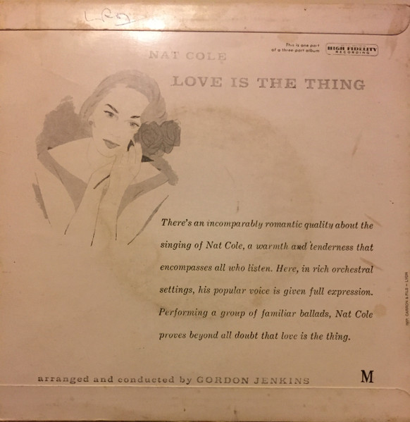 Nat King Cole With Gordon Jenkins And His Orchestra - Love Is The Thing (Part 2) | Capitol Records (EAP 2 - 824) - 2 Nat King Cole With Gordon Jenkins And His Orchestra - Love Is The Thing (Part 2) | Capitol Records (EAP 2 - 824) - 2