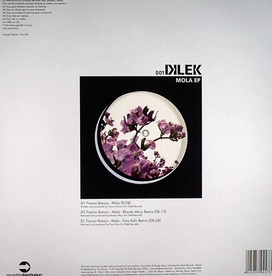 Franco Bianco - Mola EP | Dilek Records (dlk 001) - 2