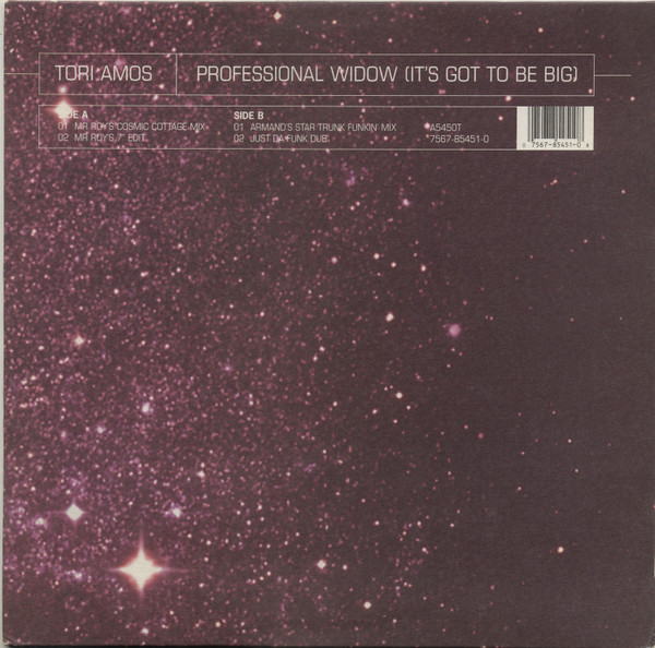 Tori Amos - Professional Widow (It's Got To Be Big) | EastWest (A5450T) - main Tori Amos - Professional Widow (It's Got To Be Big) | EastWest (A5450T) - main