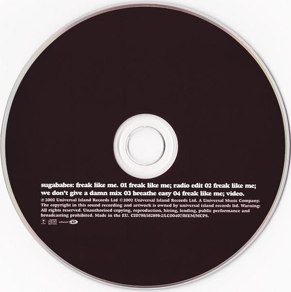 Sugababes - Freak Like Me | Island Records (CID798) - 4 Sugababes - Freak Like Me | Island Records (CID798) - 4