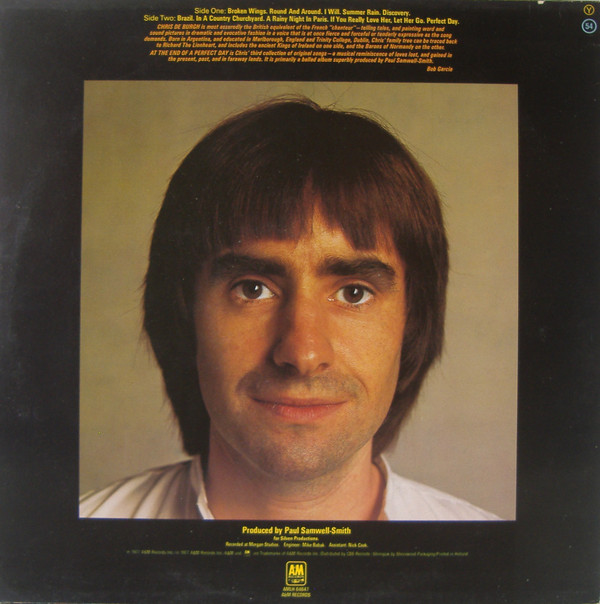 Chris de Burgh - At The End Of A Perfect Day | A&M Records (AMLH 64647) - 2