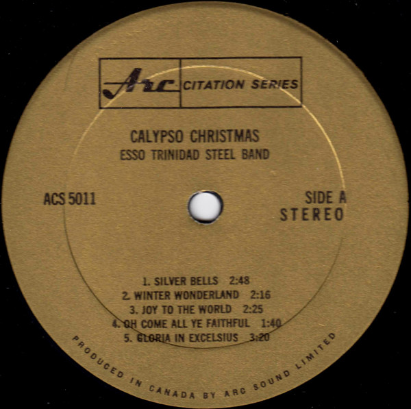 The Esso Trinidad Steel Band - Calypso Christmas | Arc Records (ACS 5011) - 3 The Esso Trinidad Steel Band - Calypso Christmas | Arc Records (ACS 5011) - 3