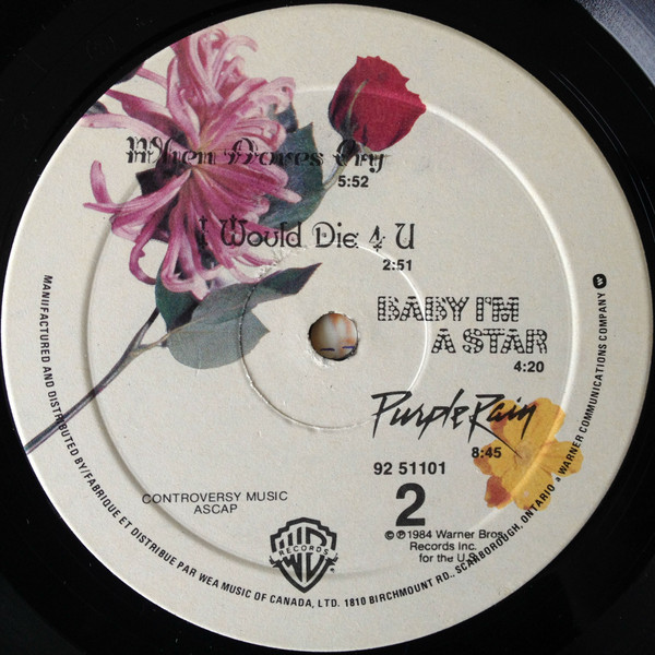 Prince And The Revolution - Purple Rain | Warner Bros. Records (92 51101) - 3 Prince And The Revolution - Purple Rain | Warner Bros. Records (92 51101) - 3