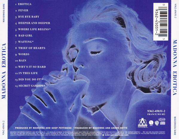 Madonna - Erotica | Maverick (9362-45031-2) - 2 Madonna - Erotica | Maverick (9362-45031-2) - 2