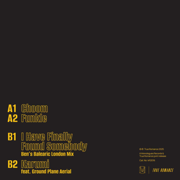 Ben Gomori - The True Romance Tapes | Monologues Records (M12016) - 2