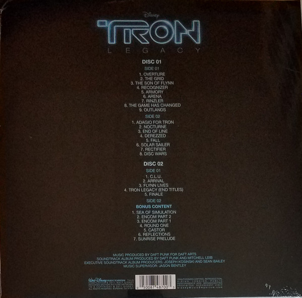 Daft Punk - TRON: Legacy (Vinyl Edition Motion Picture Soundtrack) | Walt Disney Records (D003820601) - 3