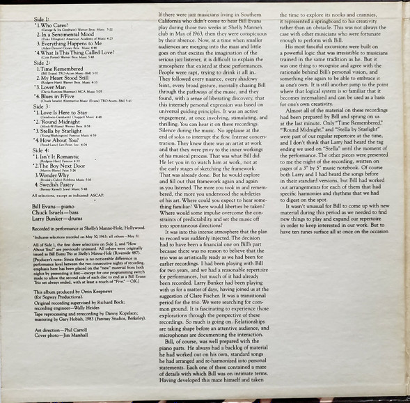 The Bill Evans Trio - Time Remembered | Milestone (M-47068) - 2 The Bill Evans Trio - Time Remembered | Milestone (M-47068) - 2