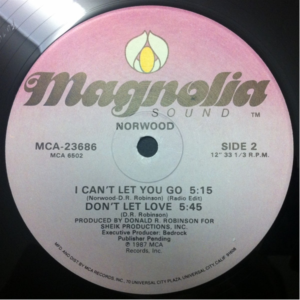 Norwood - I Can't Let You Go | Magnolia Sound (MCA-23686) - 4