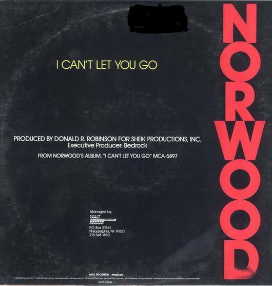 Norwood - I Can't Let You Go | Magnolia Sound (MCA-23686) - 2