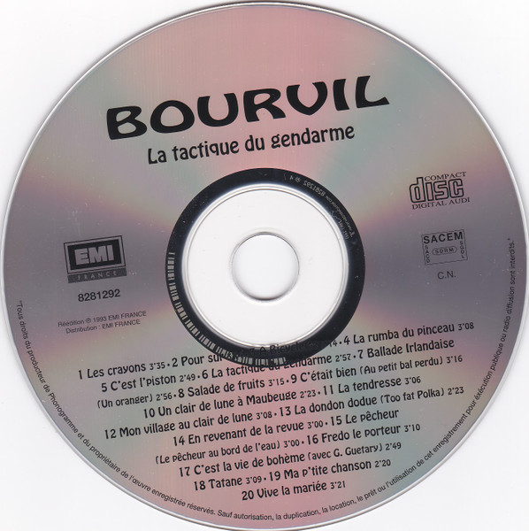 Bourvil - La Tactique Du Gendarme | EMI France (8281292) - 3 Bourvil - La Tactique Du Gendarme | EMI France (8281292) - 3