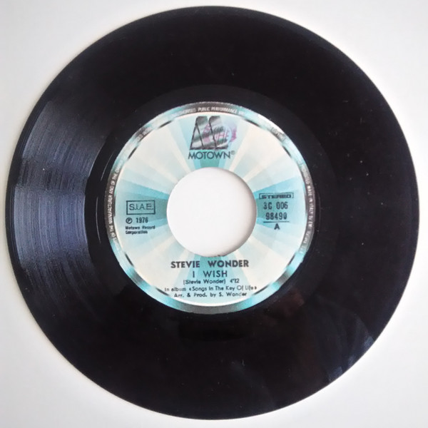 Stevie Wonder - I Wish | Motown (3C 006 98490) - 3