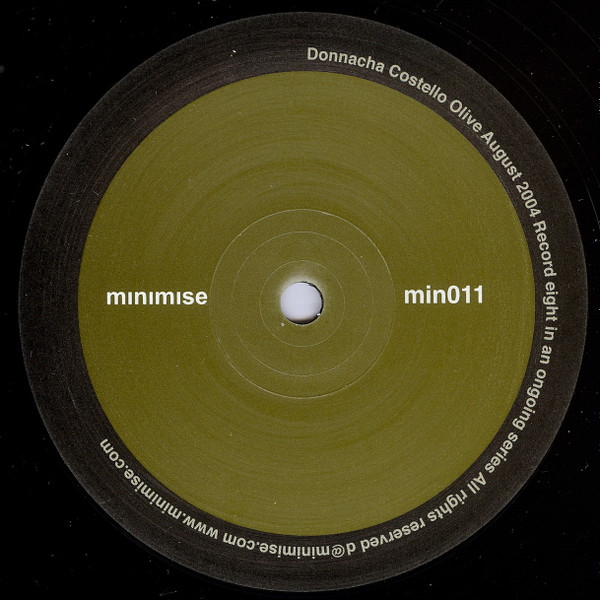 Donnacha Costello - Olive | Minimise (min011) - 3