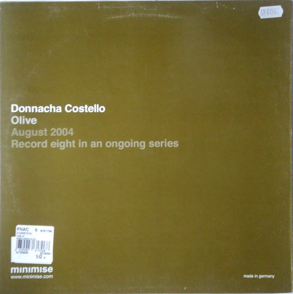 Donnacha Costello - Olive | Minimise (min011) - 2