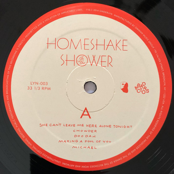 Homeshake - In The Shower | Sinderlyn (LYN-003) - 4