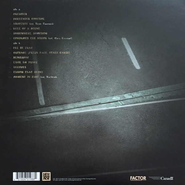 Comeback Kid - Outsider (Limited Edition - Teal w/ Black Smoke Vinyl) [Vinyl] | New Damage Records (NDRV051) - 2