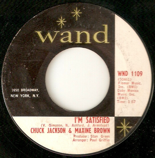 Chuck Jackson & Maxine Brown - Please Don't Hurt Me / I'm Satisfied | Wand (WND 1109) - 2