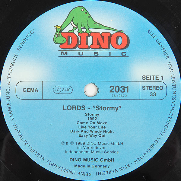 The Lords - Stormy | Dino Music (IMS 58252031 AM) - 3 The Lords - Stormy | Dino Music (IMS 58252031 AM) - 3
