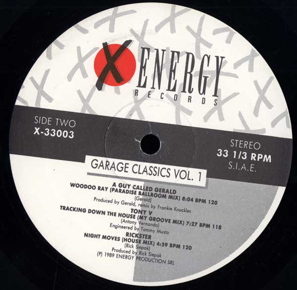 Various - Garage Classics Volume 1 | X-Energy Records (X-33003) - 4