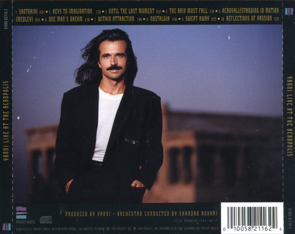 Yanni With The Royal Philharmonic Concert Orchestra - Live At The Acropolis | Private Music (01005-82116-2) - 2 Yanni With The Royal Philharmonic Concert Orchestra - Live At The Acropolis | Private Music (01005-82116-2) - 2