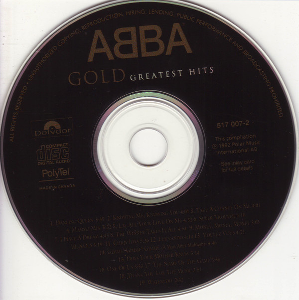 ABBA - Gold - Greatest Hits | Polydor (517 007-2) - 3