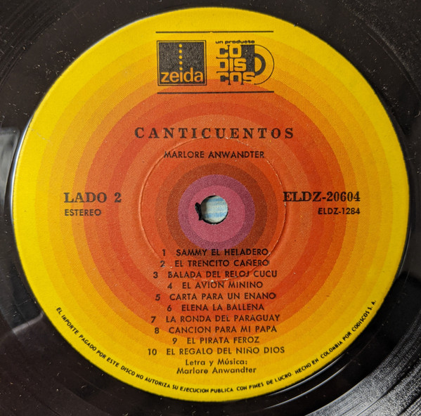 Marlore Anwandter - Canticuentos | Zeida (ELDZ-20604) - 3 Marlore Anwandter - Canticuentos | Zeida (ELDZ-20604) - 3
