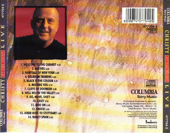 Christy Moore - At The Point Live | Columbia (477704 2) - 2 Christy Moore - At The Point Live | Columbia (477704 2) - 2