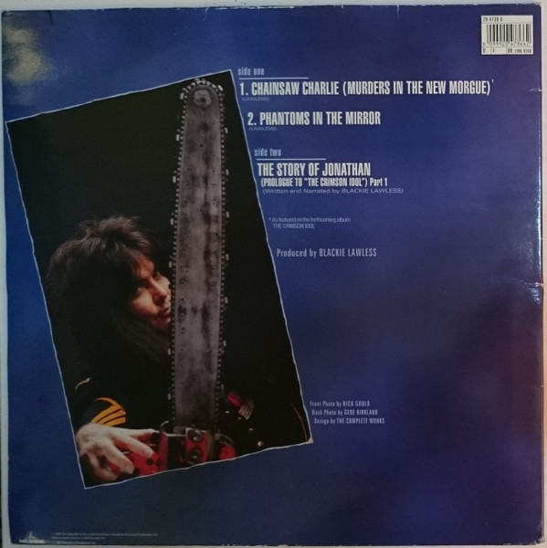 W.A.S.P. - Chainsaw Charlie (Murders In The New Morgue) | Parlophone (12RG 6308) - 3
