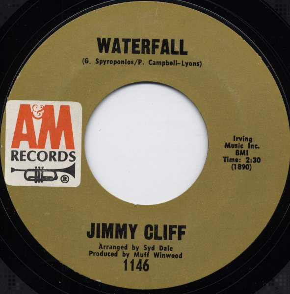 Jimmy Cliff - Wonderful World, Beautiful People / Waterfall | A&M Records (1146) - 4