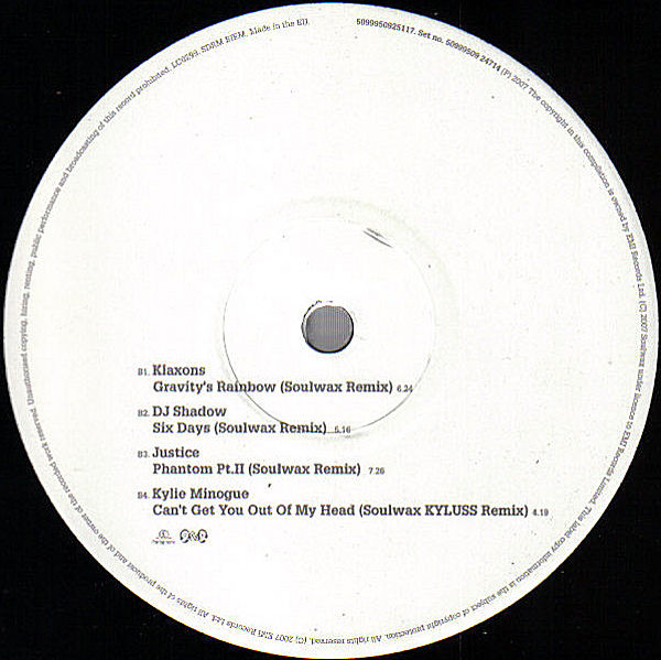 Soulwax - Most Of The Remixes We've Made For Other People Over The Years Except For The One For Einstürzende Neubauten Because We Lost It And A Few We Didn't Think Sounded Good Enough Or Just Didn't Fit In Length-Wise, But Including Some That Are Hard To Find Because Either People Forgot About Them Or Simply Because They Haven't Been Released Yet, A Few We Really Love, One We Think Is Just Ok, Some We Did For Free, Some We Did For Money, Some For Ourselves Without Permission And Some For Friends As Swaps But Never On Time And Always At Our Studio In Ghent. | Parlophone (50999 509247 1 4) - 4