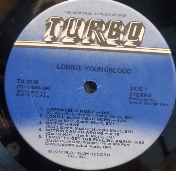 Lonnie Youngblood - Lonnie Youngblood | Turbo Records (TU-7019) - 3 Lonnie Youngblood - Lonnie Youngblood | Turbo Records (TU-7019) - 3