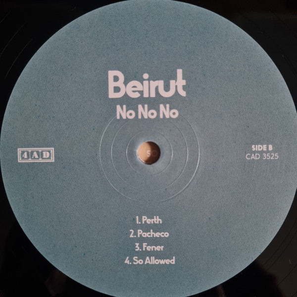 Beirut - No No No | 4AD (CAD 3525) - 3
