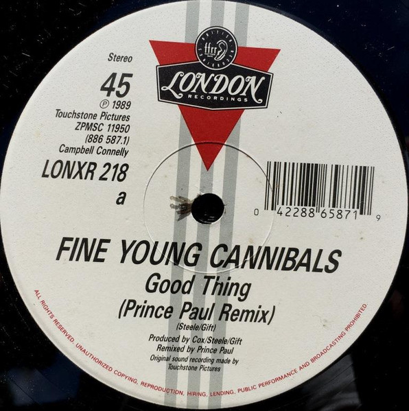 Fine Young Cannibals - Good Thing (Remix) | London Records (LONXR 218) - main