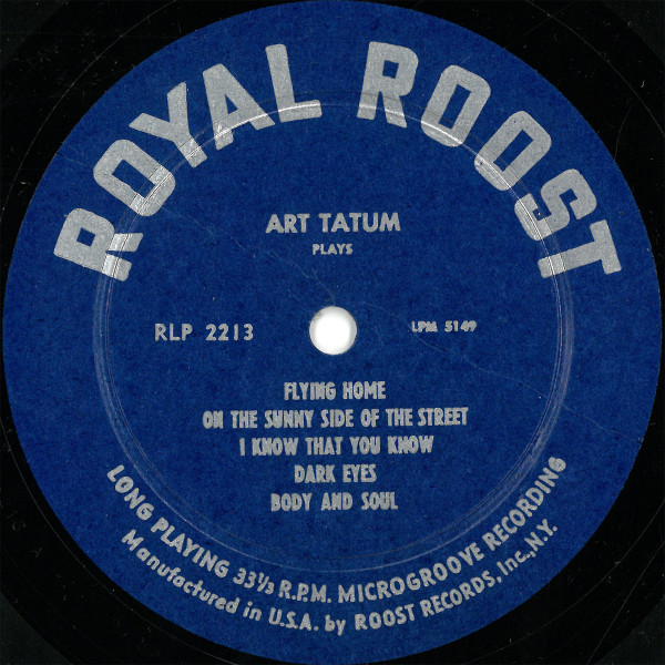 Art Tatum / Erroll Garner - Giants Of The Piano | Roost (LP 2213) - 3 Art Tatum / Erroll Garner - Giants Of The Piano | Roost (LP 2213) - 3