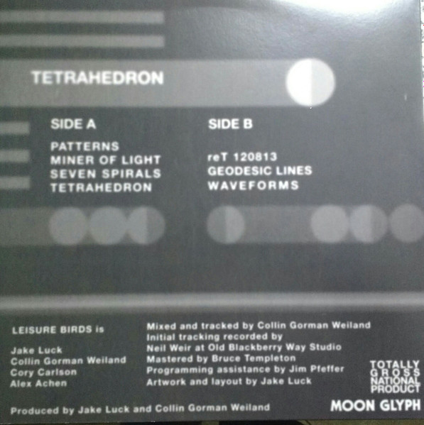 Leisure Birds - Tetrahedron | Moon Glyph (MG77) - 2 Leisure Birds - Tetrahedron | Moon Glyph (MG77) - 2