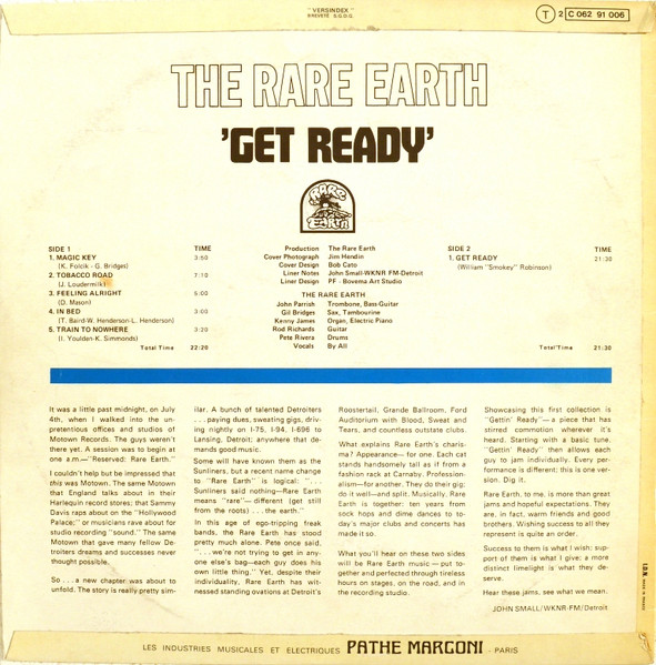 Rare Earth - Get Ready | Rare Earth (2 C 062 91 006) - 3 Rare Earth - Get Ready | Rare Earth (2 C 062 91 006) - 3