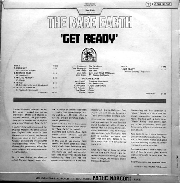 Rare Earth - Get Ready | Rare Earth (2 C 062 91 006) - 4 Rare Earth - Get Ready | Rare Earth (2 C 062 91 006) - 4
