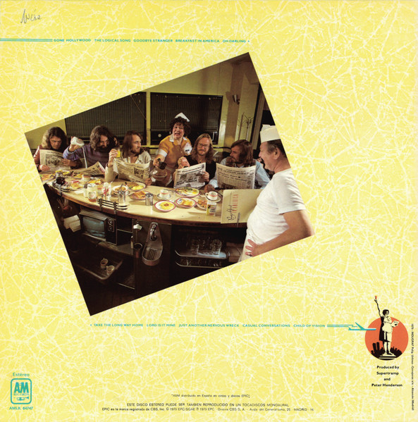 Supertramp - Breakfast In America | A&M Records (AMLK 64747) - 2