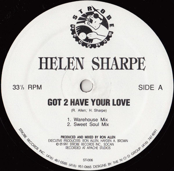 Helen Sharpe - Got 2 Have Your Love | Strobe Records (ST-006) - main Helen Sharpe - Got 2 Have Your Love | Strobe Records (ST-006) - main