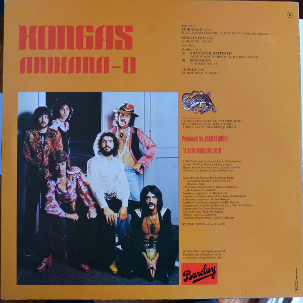 Kongas - Anikana-O | Barclay (90287) - 2