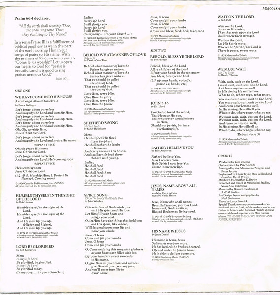 The Maranatha Singers - Praise III | Maranatha! Music (MM0048A) - 4 The Maranatha Singers - Praise III | Maranatha! Music (MM0048A) - 4