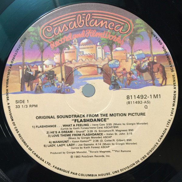 Various - Flashdance (Original Soundtrack From The Motion Picture) | Casablanca (811492-1 M1) - 3