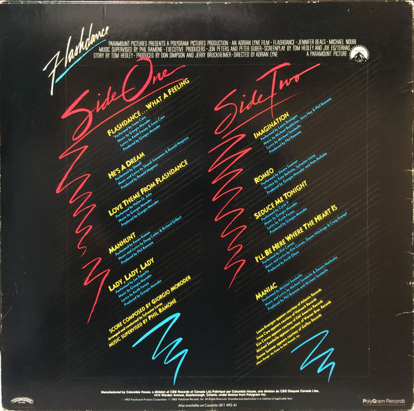 Various - Flashdance (Original Soundtrack From The Motion Picture) | Casablanca (811492-1 M1) - 2