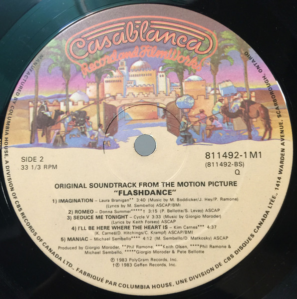 Various - Flashdance (Original Soundtrack From The Motion Picture) | Casablanca (811492-1 M1) - 4