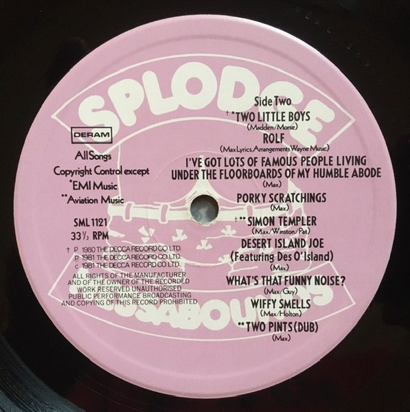 Splodgenessabounds - Splodgenessabounds | Deram (SML 1121) - 4