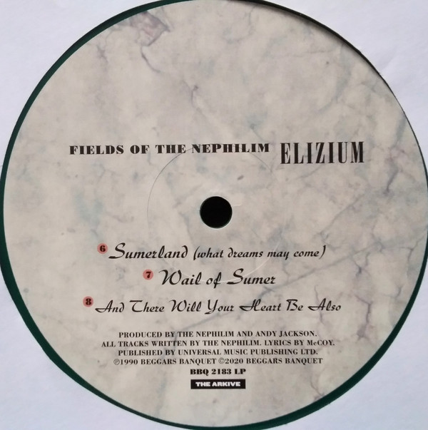Fields Of The Nephilim - Elizium | Beggars Arkive (BBQ 2183 LP) - 3 Fields Of The Nephilim - Elizium | Beggars Arkive (BBQ 2183 LP) - 3