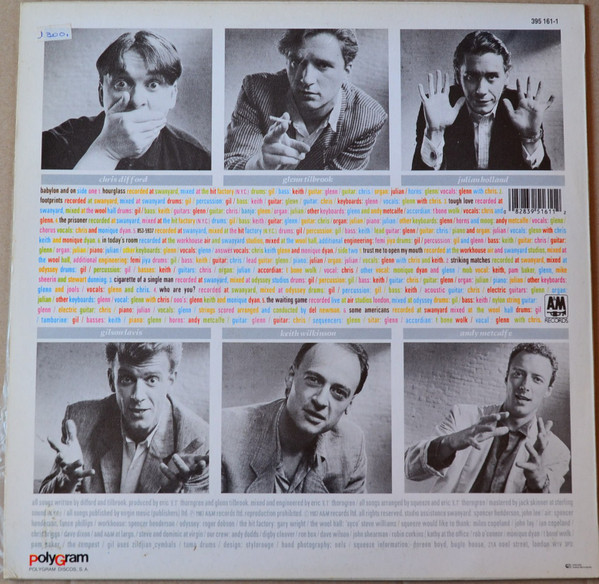 Squeeze - Babylon And On | A&M Records (395 161-1) - 2