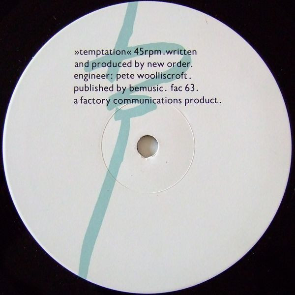New Order - Temptation | Factory (fac 63) - 3