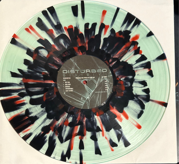 Disturbed - Divisive (Limited VIP Edition - Coke Bottle Clear w/ Black and Red Splatter Vinyl) [Vinyl] | Reprise Records (1-725028) - 2